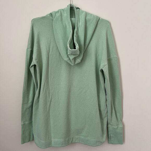 Sweaty Betty Mock Neck Fleece Hoodie Mint Green Size 4 / 6 (Small) - Picture 2 of 15